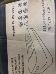 Single Air Mattress High Raised Air Bed For Camping