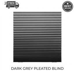 Ikea Schottis Pleated Block Out Blind Dark Grey 100x190 Cm Easy Fit