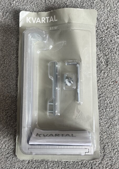 Ikea Kvartal Wall Bracket 14.5cm Single Triple Curtain Rail Track
