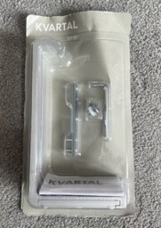 Ikea Kvartal Wall Bracket 14.5cm Single Triple Curtain Rail Track