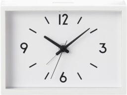 Muji Station Clock Alarm Clock Ivory Mj-acjs1 38673576 Large
