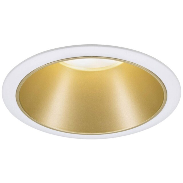 Paulmann Cole Led Recessed Light 6w White/gold Dimmable Warm Light