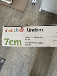Lindam 7cm Universal Pressure Fit Safetystair Gate Extension - White