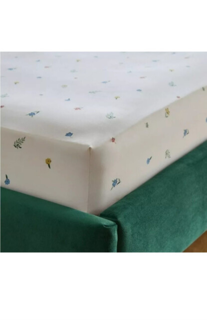 🔥new🔥silentnight Supersoft Fitted Sheet Single 90 X 190 Cm Ditsy