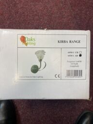 Oaks Kirba Wall Light Antique Brass