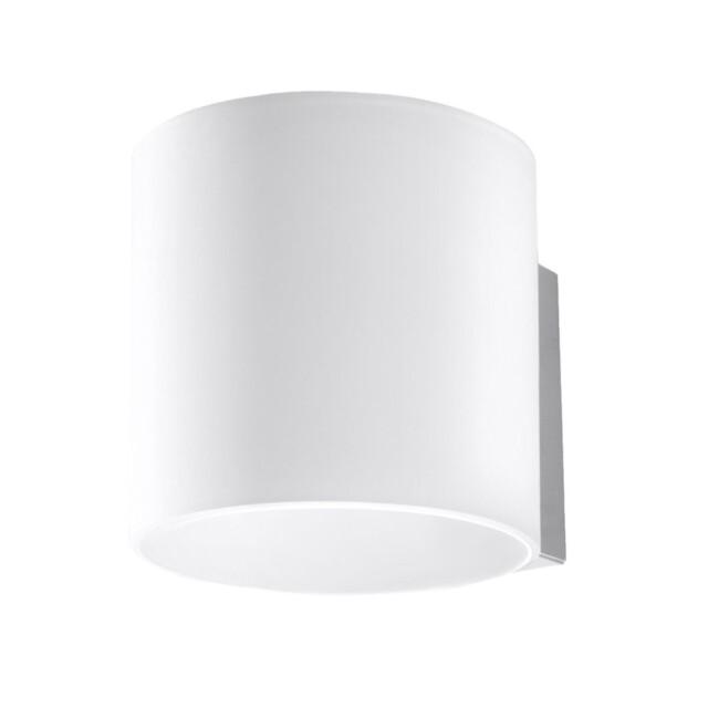 Modern Wall Lamp Vici Glass White G9 Led Sollux Lighting Indoor Living