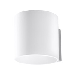 Modern Wall Lamp Vici Glass White G9 Led Sollux Lighting Indoor Living