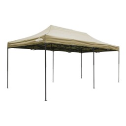 Dellonda Premium 3x6m Pop-up Gazebo Water Resistant Fabric Beige