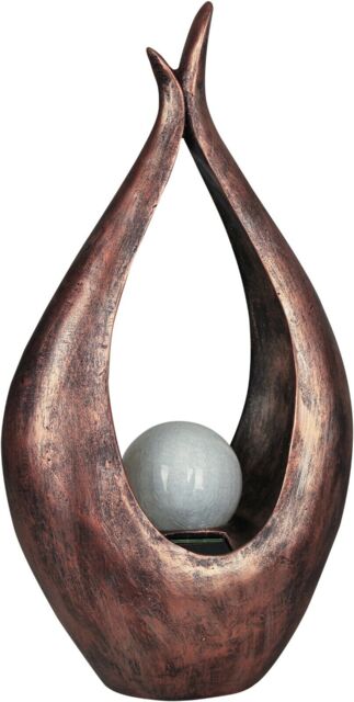 Luxform Lighting Embrace Solar Powered Polystone Garden Outdoor