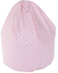 Large Pink Spots Bean Bag With Beans By Bean Lazy
