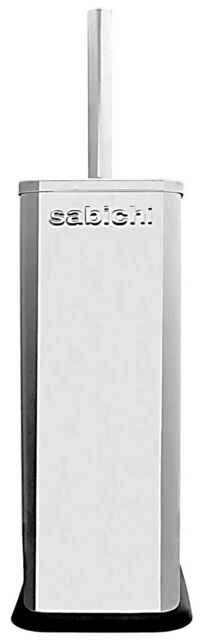 Sabichi Square High Gloss Stainless Steel Toilet Brush With Removable