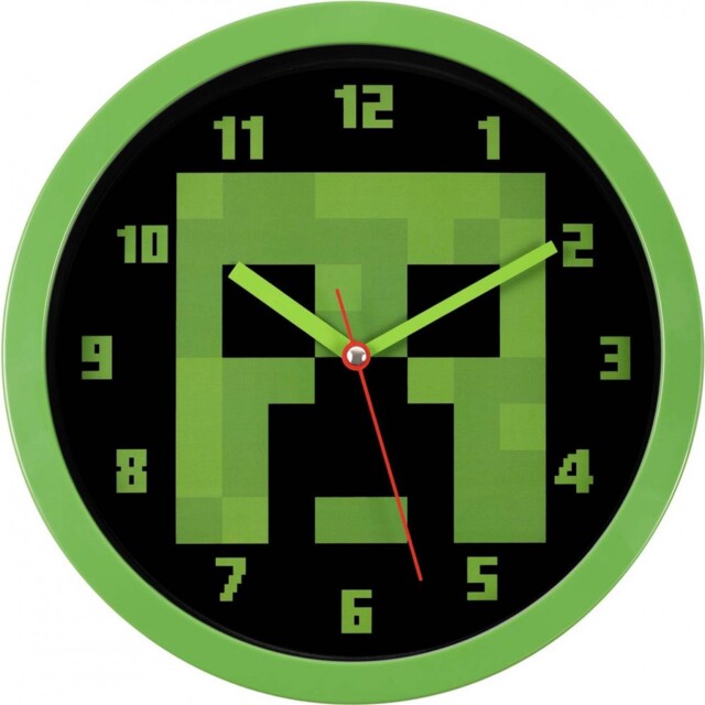 Character Watches Min3018 Kids Minecraft Wall Clock