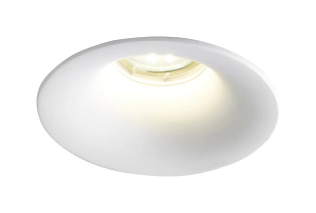 Downlight White Cabra Ceiling Light Plaster Inlight Inl-37211-wht