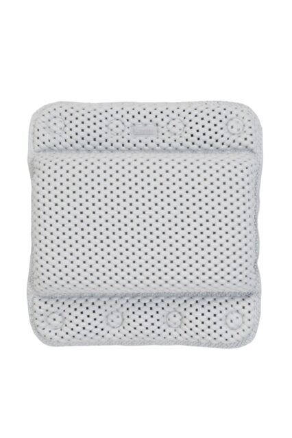Croydex Non Slip Bath Pillow With Suction Cups And Cushioned Comfort -