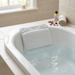 Croydex Bath Cushion Non Slip Bath Pillow Comfortable Head Rest -