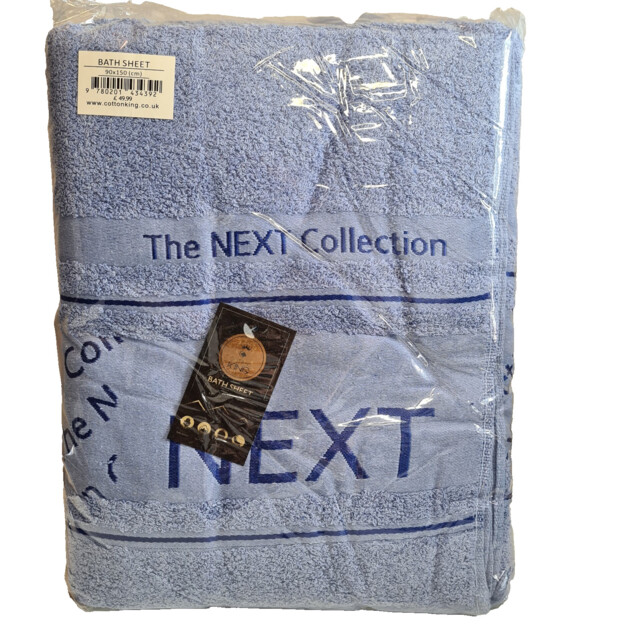 Next Collection Egyptian Combed Cotton Bath Sheets 3 Pack Towels
