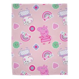 Kids Fleece Blankets Sofa Throw Disney Pokemon Lego Peppa Pig Trolls