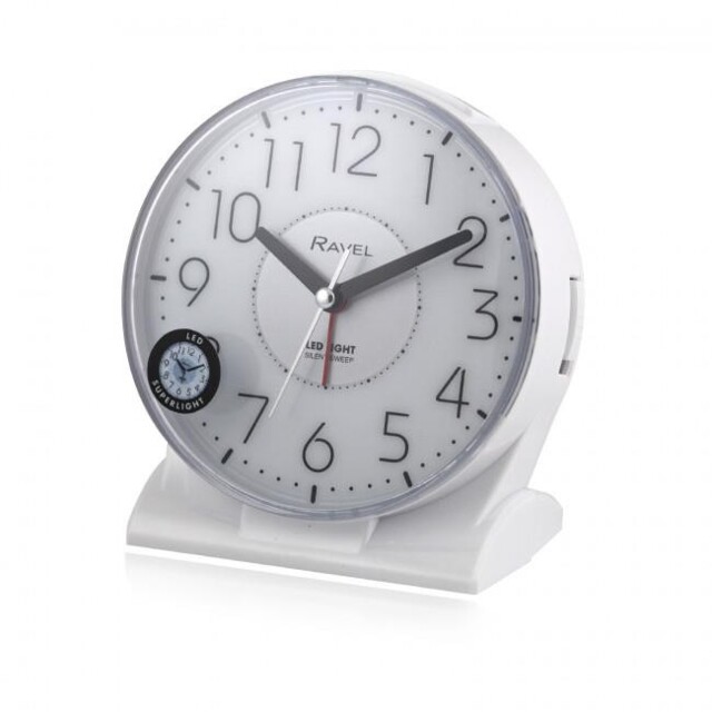 Quartz Alarm Clock Large Contemporary Bedroom Bedside Use