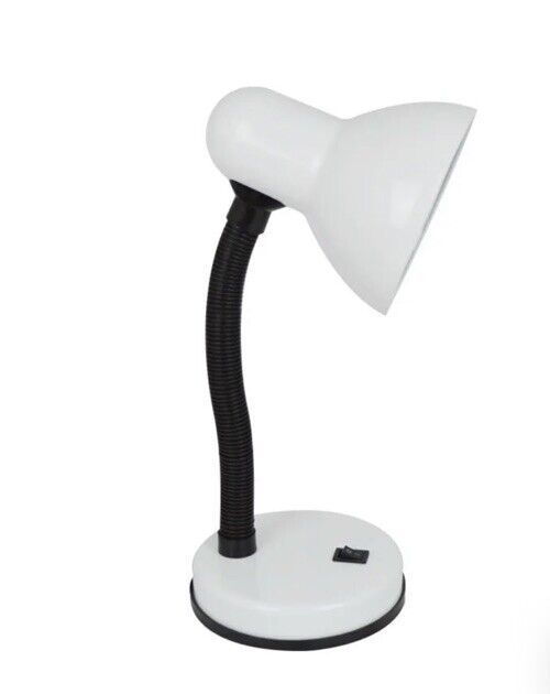 Status Palma Flexi Desk Lamp - E27 Es Bulb - White