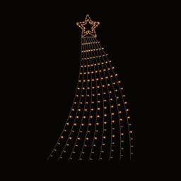 Premier 320 Led Christmas Multi-action Shooting Star With Timer 3m -