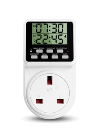 Oridget 24 Hour Digital Electric Timer Plug Socket Uk With Countdown