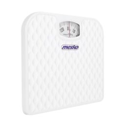 Mechanical Bathroom Scale Up To 130kg Traditional Analog White