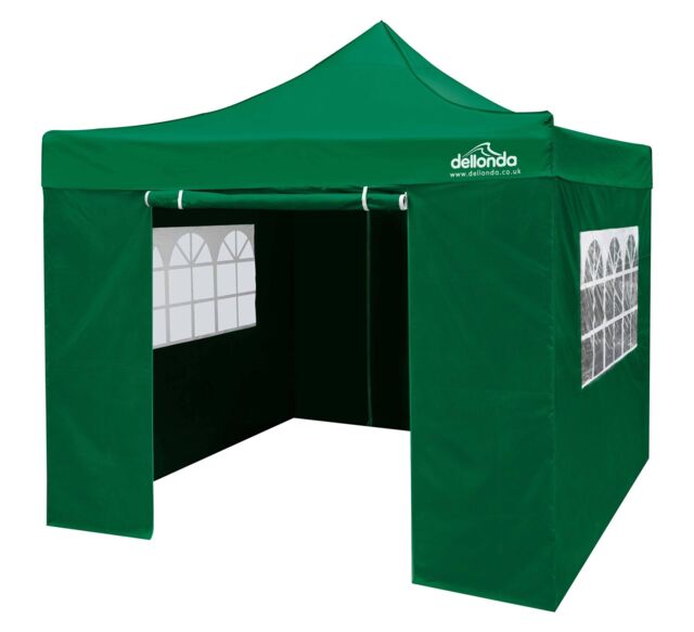 Premium 3x3m Pop-up Gazebo & Side Walls With Carry Bag, Stakes &