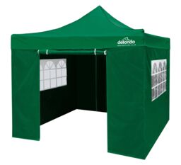 Premium 3x3m Pop-up Gazebo & Side Walls With Carry Bag, Stakes &