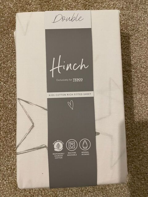 Hinch • Tesco • Kids • Stars • Double Fitted Sheet