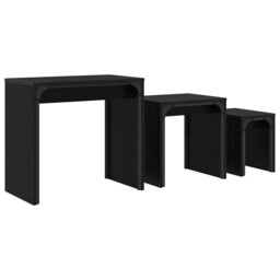 Nesting Coffee Tables Nestinge Table End Table 3 Pcs Engineered Wood