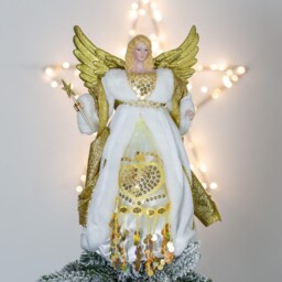The Christmas Workshop 82050 Angel Christmas Tree Topper / 12”