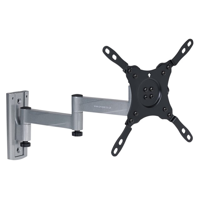 Properav Swing Arm Tv Bracket With Lockable Position 13''-43'', Silver
