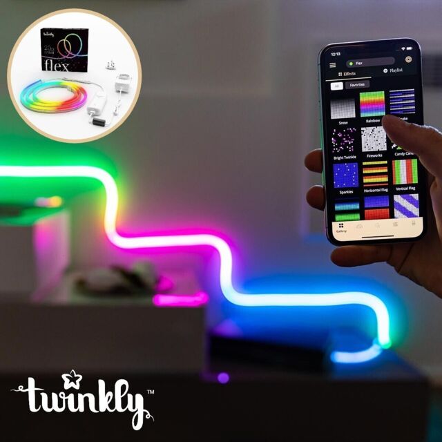 Twinkly 2m Flex Gen Ii (2) Home Smart App Controlled Led Indoor Rgb