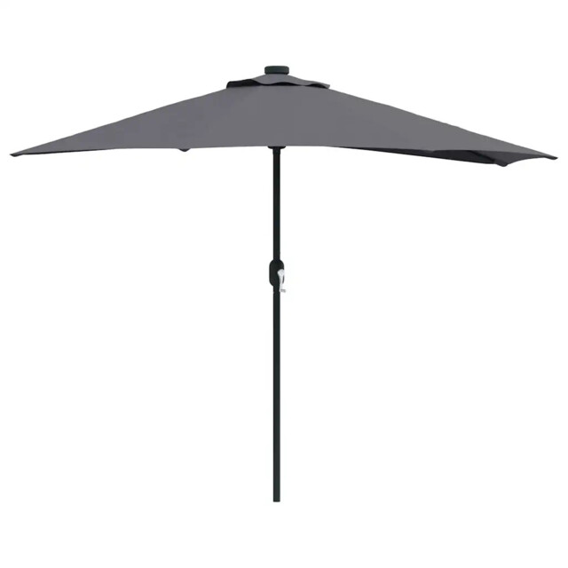 Garden Parasol Polyester And Steel Outdoor Shade Sun Umbrella Modern