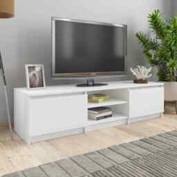 Tv Cabinet White 140x40x35.5 Cm Engineered Wood Vidaxl
