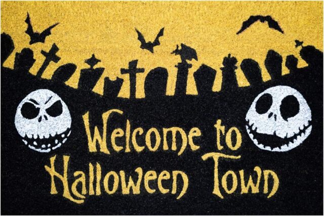 Official Nightmare Before Christmas Classic Traditional Coir Door Mat