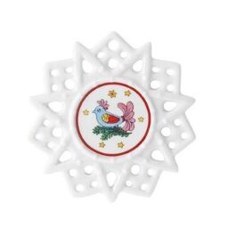 Hutschenreuther Christmas Memories Pierced Star Ornament-bird Tree