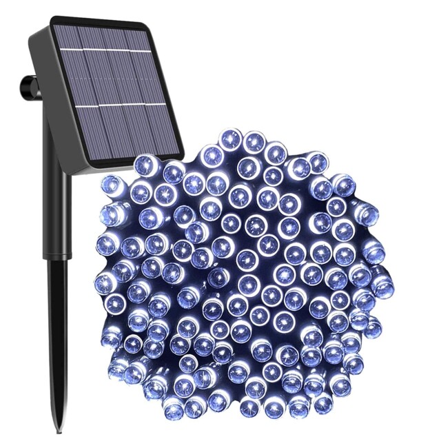 Solar String Lights Outdoor, 65ft 200 Led Solar Garden Fairy Lights