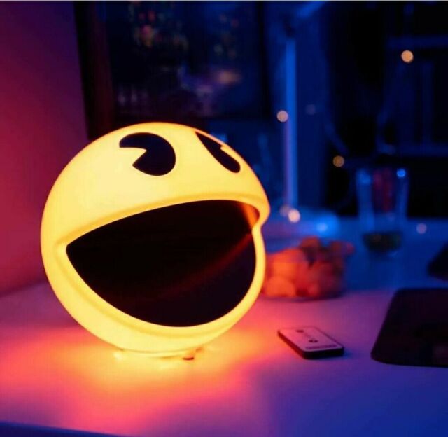Pacman Led Desk Lamp, Pac-man Lamp With Remote & Sound