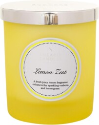 Shearer Candles Lemon Zest, Scented, Jar Candle, Cotton Wick,