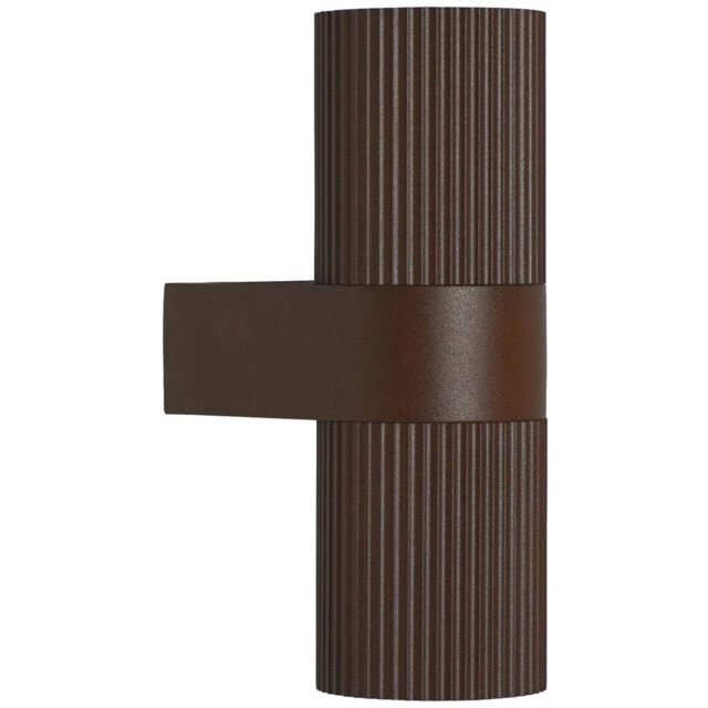 Nordlux 2318051009 Kyklop Ripple Wall Light Gu10 Rust Brown Metal