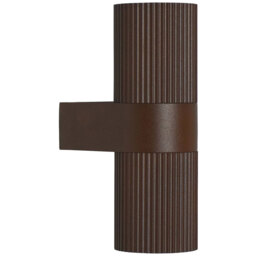 Nordlux 2318051009 Kyklop Ripple Wall Light Gu10 Rust Brown Metal