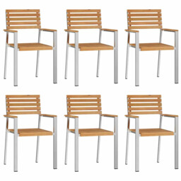 Garden Chair Outdoor Seating Stainless Steel Modern Furniture Patio