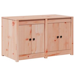 Kitchen Cabinet With Shelf With Storage Meppel Solid Pine Wood Wood