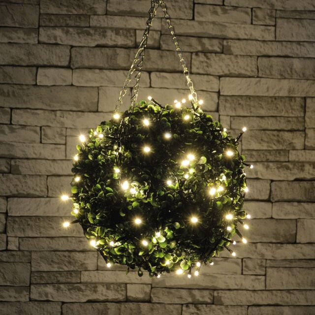 Lyyt Outdoor 120 Led Battery Operated String Lights With Timer, Warm