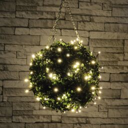 Lyyt Outdoor 120 Led Battery Operated String Lights With Timer, Warm