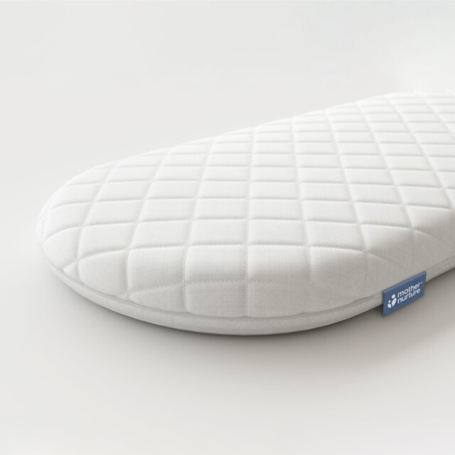 Mother Nature Classic Foam Moses Basket Mattress (65 X 28 X 4cm)