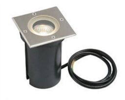 10 X Gu10 Square Ground Decking Driveway Walkover Lights