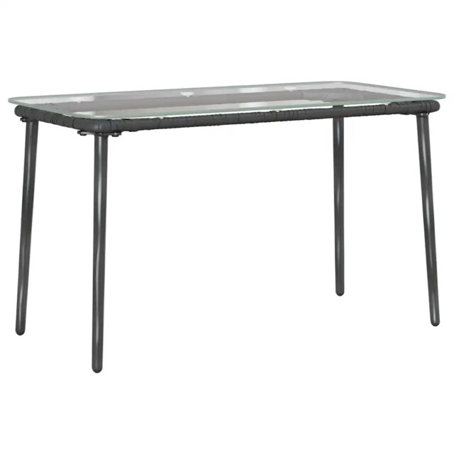 Garden Table Poly Rattan Outdoor Patio Modern Terrace Balcony Small