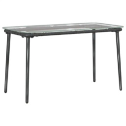 Garden Table Poly Rattan Outdoor Patio Modern Terrace Balcony Small